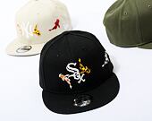 Kšiltovka New Era 9FIFTY MLB Koi Fish Chicago White Sox Black / Optic White