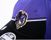 Kšiltovka New Era 9FORTY Stretch-Snap NFL Sideline 23 Baltimore Ravens Team Colors