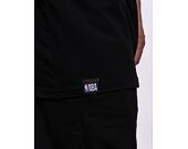 Triko New Era NBA Arch WordMark Oversized Tee Chicago Bulls Black / Front Door Red