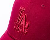 Kšiltovka New Era 9FORTY MLB Team Outline Los Angeles Dodgers Cardinal / Litmus Pink