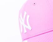 Dámská Kšiltovka New Era 9FORTY Womens MLB League Essential New York Yankees Wild Rose / White