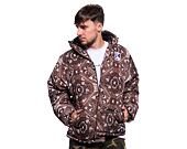 Bunda Karl Kani OG Paisley Puffer Jacket brown