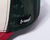 Kšiltovka Capslab - Trucker Tom & Jerry - Tom & Jerry - Sand / Green / Red