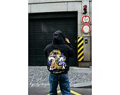 Mikina Adam Wave x Snapbacks Mamba Tribute Acid Washed Oversized Hoody Black