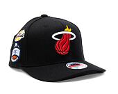 Kšiltovka Mitchell & Ness NBA Home Town Classic Red Miami Heat Black