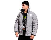 Bunda Karl Kani Og Puffer Jacket Silver Reflective