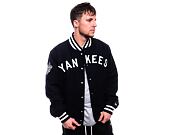 Bunda New Era MLB Patch Varsity Jacket New York Yankees Cooperstown Navy / White