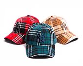 Kšiltovka New Era 9FORTY MLB Check New York Yankees Dark Green / Black