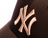 Dámská Kšiltovka New Era 9FORTY Womens MLB League Essential New York Yankees Dark Brown / Camel