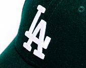 Kšiltovka New Era 9FORTY MLB Melton Wool Essential Los Angeles Dodgers Dark Green / White
