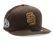 Kšiltovka New Era 9FIFTY MLB Side Patch Script San Diego Padres Dark Brown / Bronze