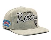 Kšiltovka New Era Golfer Corduroy Las Vegas Raiders