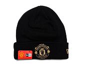 Kulich New Era Black gold Cuff Beanie Manchester United FC Black