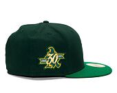 Kšiltovka New Era 59FIFTY MLB Team Color Oakland Athletics Cooperstown Dark Green / White / Kelly Gr