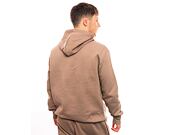 Mikina New Era Script Logo Oversized Hoody Ash Brown / Metalic Gold