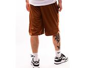 Kraťasy New Era Arch Logo Mesh Shorts - Caramel Brown