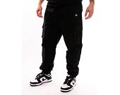 Kalhoty New Era Woven Joggers Black / Metalic Gold