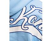 Mikina Karl Kani Chest Signature Os Full Zip Diner Hoodie light blue