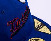 Kšiltovka New Era 59FIFTY MLB Coops Pin Retro Crown Minnesota Twins Cooperstown Team Color