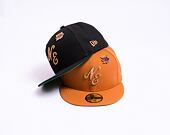 Kšiltovka New Era 59FIFTY Script Black / Stone