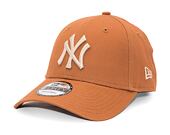 Kšiltovka New Era 9FORTY MLB League Essential New York Yankees Caramel Brown / Stone