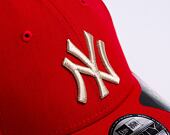 Kšiltovka New Era 9FORTY MLB Repreve New York Yankees Scarlet / Stone