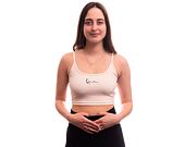 Dámský Crop Karl Kani Small Signature Essential Crop Top white