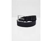 Pásek Urban Classics Synthentic Leather Perforated Belt - Black