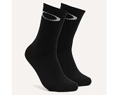 Ponožky Oakley Ellipse  3 pack Crew Sock Black