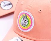 Dětská kšiltovka New Era 9FORTY Kids Pastel Looney Tunes Bugs Bunny Peach