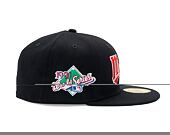 Kšiltovka New Era 59FIFTY 1991 World Series Atlanta Braves VS Minnesota Twins - Navy
