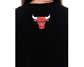 Dámské Triko New Era NBA Team Wordmark Crop Tee Chicago Bulls - Black / White