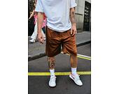 Kraťasy New Era Arch Logo Mesh Shorts - Caramel Brown