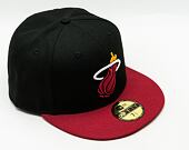 Kšiltovka New Era 59FIFTY NBA Basic Miami Heat - Black / Red