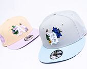 Kšiltovka New Era 9FIFTY MLB Floral Detroit Tigers Retro - Graphite / Pastel Blue