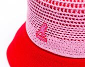 Klobouk Kangol - Double Mesh Lahinch - Peony Pink/Scarlet