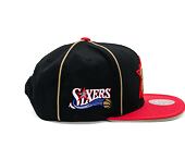 Kšiltovka Mitchell & Ness - Philadelphia 76Ers - Pipe Snapback Hwc - Black