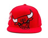 Kšiltovka Mitchell & Ness - Chicago Bulls - Big Time Snapback - Red