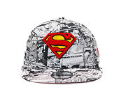 Dětská Kšiltovka New Era - WARNER BROS DC Print 9FIFTY - Superman - Scarlet / Black