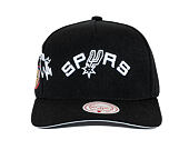 Kšiltovka Mitchell & Ness - NBA Born To Win Pro Snapback HWC - San Antonio Spurs - Black
