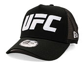 Kšiltovka New Era - UFC MMA 9FORTY E-Frame Trucker - Black / White