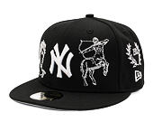 Kšiltovka New Era - MLB Mythical 59FIFTY - NY Yankees - Black