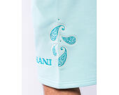 Kraťasy Karl Kani - Retro Paisley Sweat Shorts - Turquoise