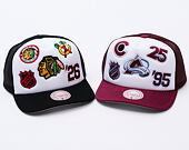 Kšiltovka Mitchell & Ness - Gridlock Trucker - Chicago Blackhawks - White