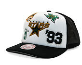 Kšiltovka Mitchell & Ness - Gridlock Trucker Vntg - Dallas Stars - White
