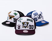 Kšiltovka Mitchell & Ness - Gridlock Trucker Vntg - Anaheim Ducks - White