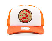 Kšiltovka Brixton - Out After Dark Np Hp Trucker H - Tangerine/Off White