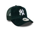 Kšiltovka New Era - MLB Seasonal Cord 9FORTY Trucker - NY Yankees - Dark Green