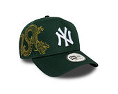 Kšiltovka New Era - MLB Snake Icon 9FORTY A-Frame - NY Yankees - Dark Green