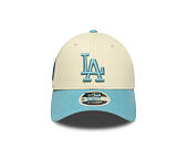 Kšiltovka New Era - MLB WS Patch Retro 9FORTY M-CROWN - LA Dodgers - Cream / Blue